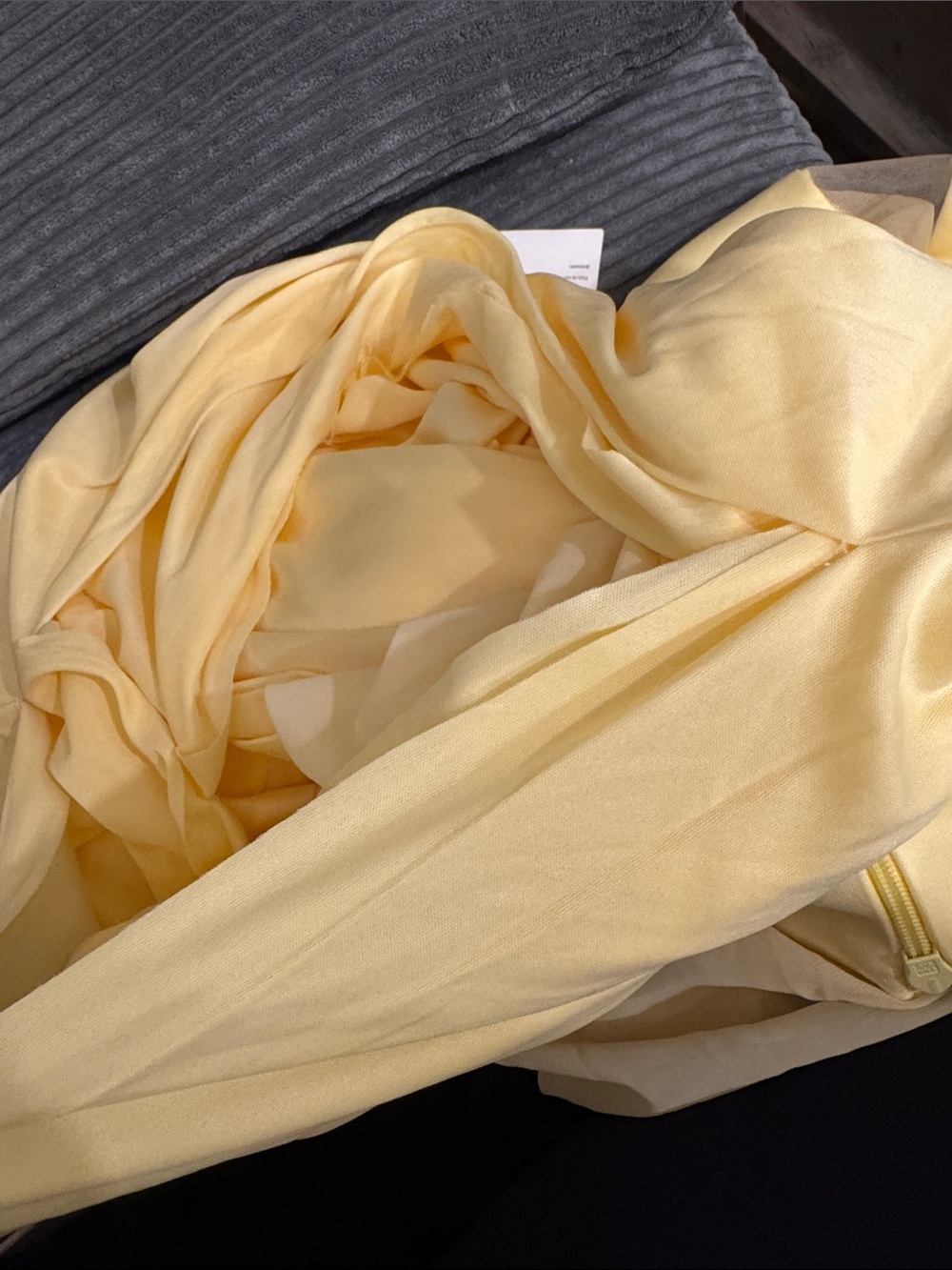 Yellow Custom Dress - Picture 3 of 3